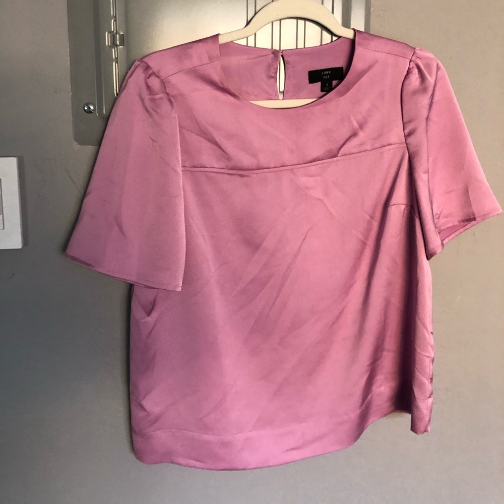 JCREW pink dress top size 4